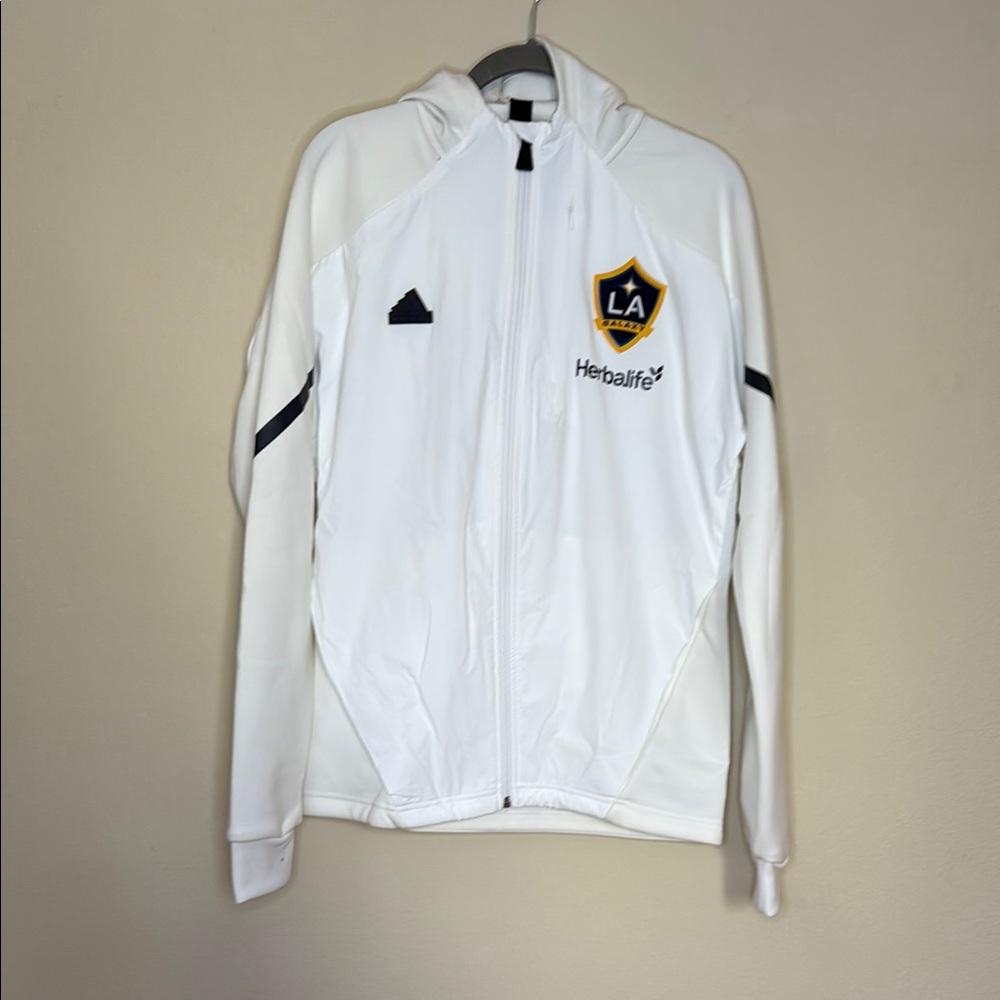 LA Galaxy White 2024 Travel Jacket